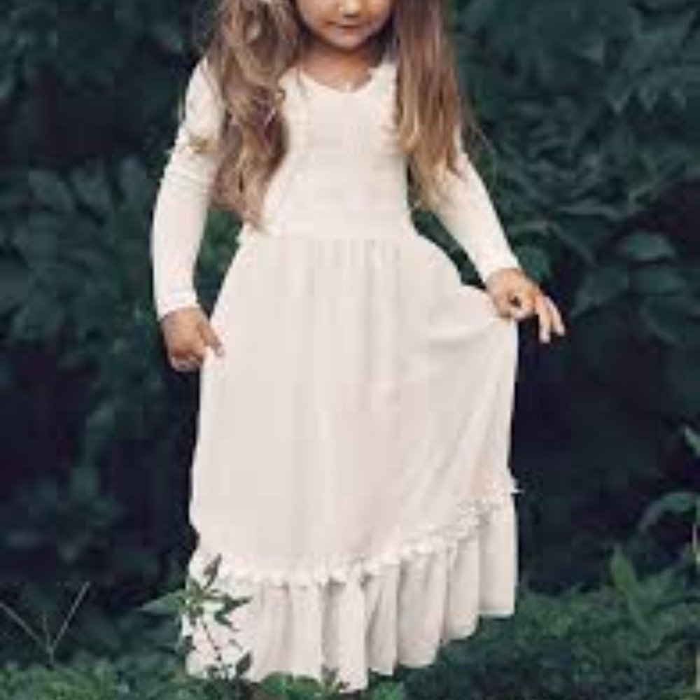 Dollcake White Hearts Desire dress - size 7, guc